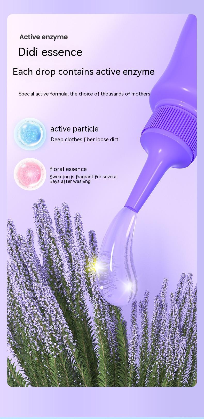 "Purple Stain Eraser" Enzyme Cleaner