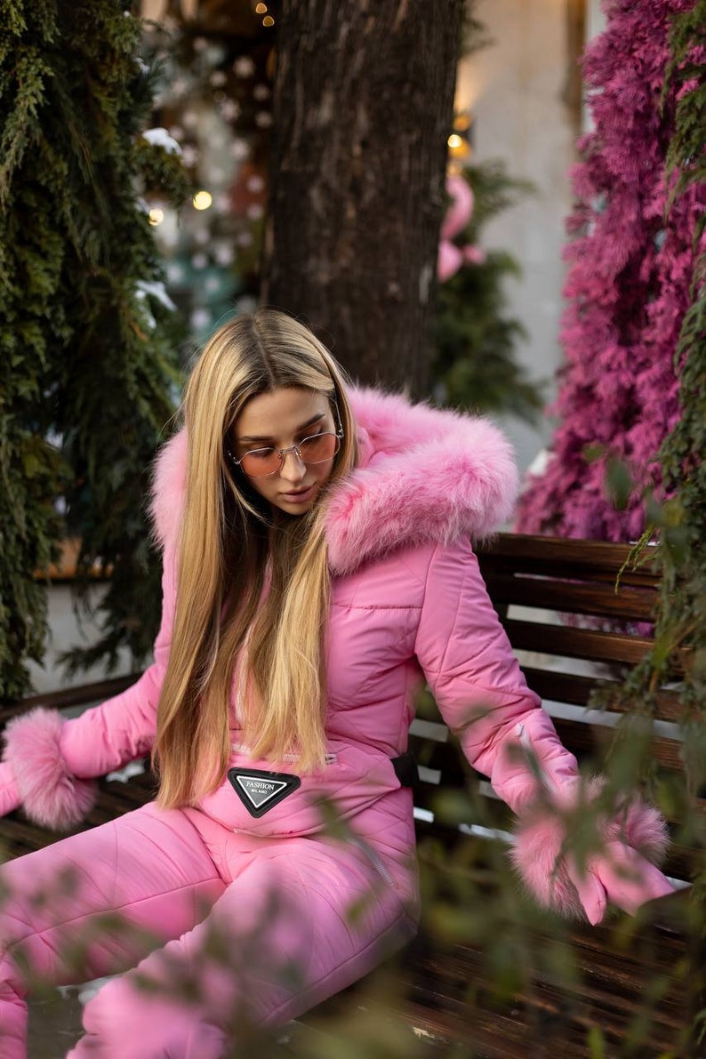 FrostGleam™ Winter Jumpsuit (Pink)