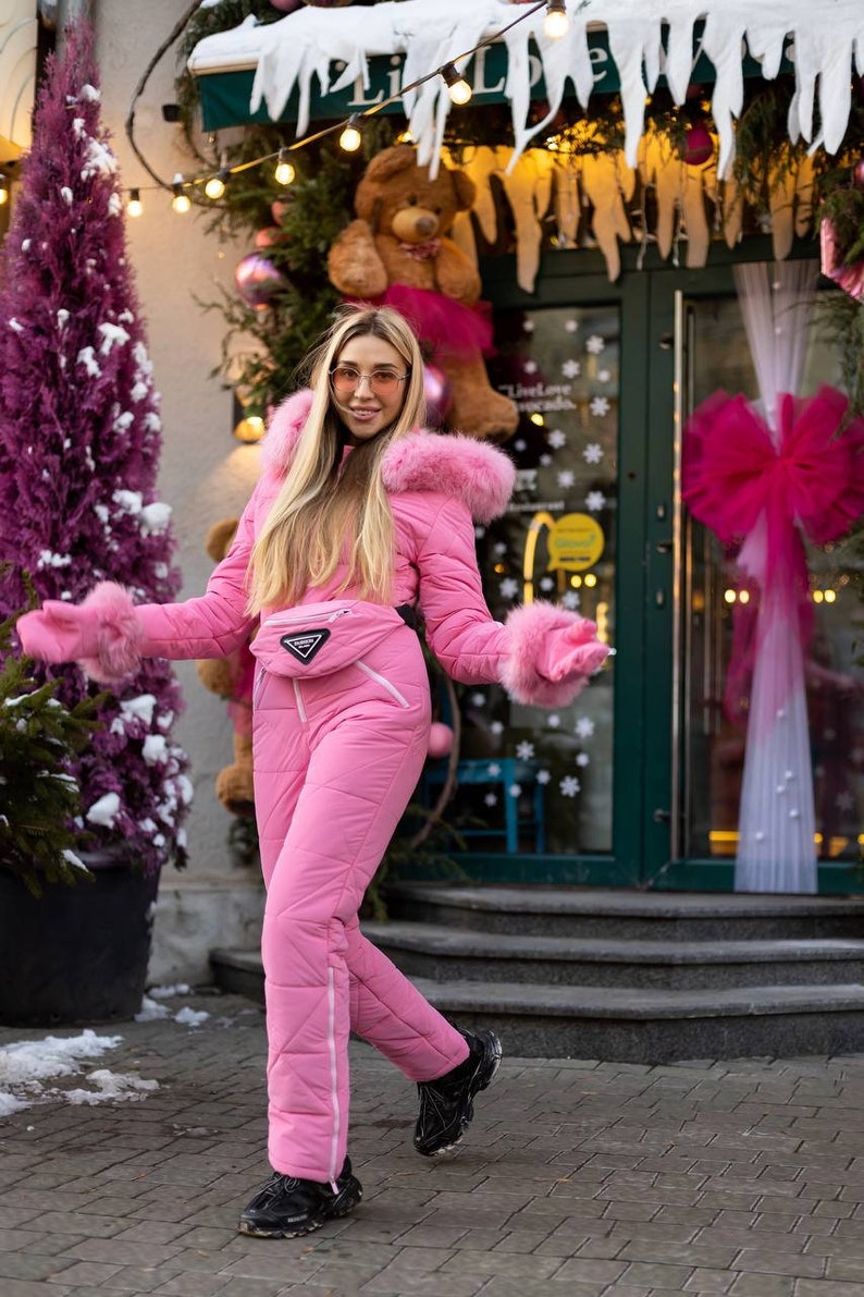 FrostGleam™ Winter Jumpsuit (Pink)