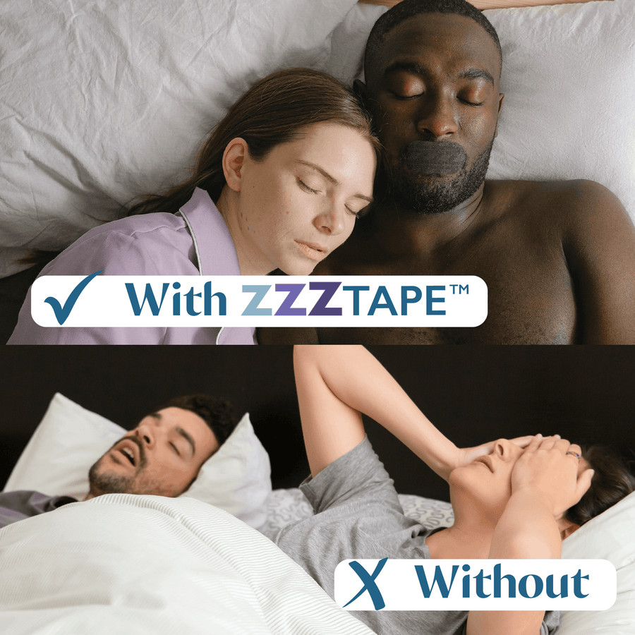 SleepEasy™ Mouth Sleep Tape (Black)