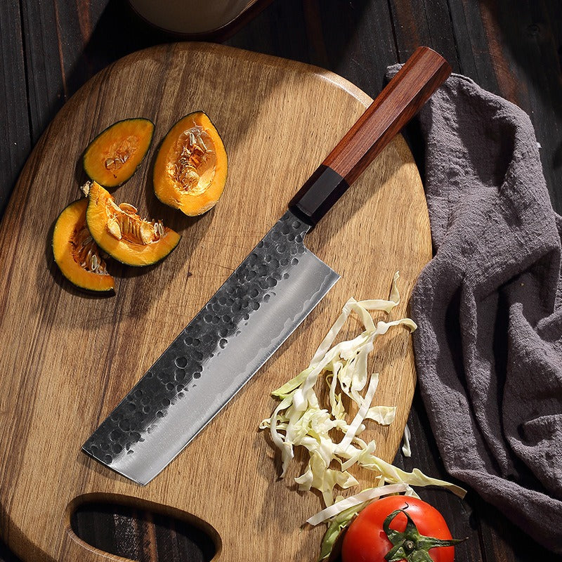 Professional Knive Set Forged Kitchen Knife 9cr18MOV Stainless Steel Slicing Knife Santoku Knife Kitchen Salmon Sashimi Knife Meat Cleaver