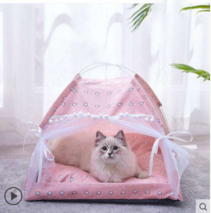 Cat bed Tent