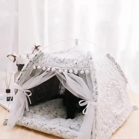 Cat bed Tent